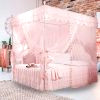 roze bedscherm